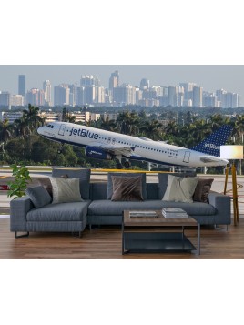 Wall mural Airbus A320 Jet...