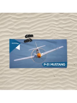 Ręcznik plażowy P-51 Mustang