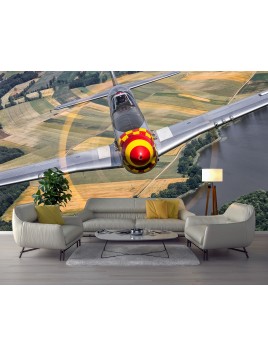 Wall mural wall P-51 Mustang