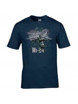 T-shirt Mi-24 navy blue