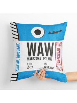 Luggage tag cushion