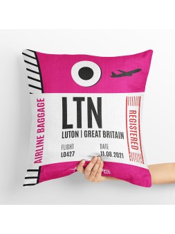 Luggage tag cushion