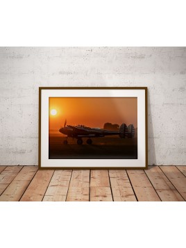 Plakat P-38 Lightning