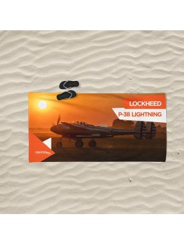 Beach towel P-38 Lightning