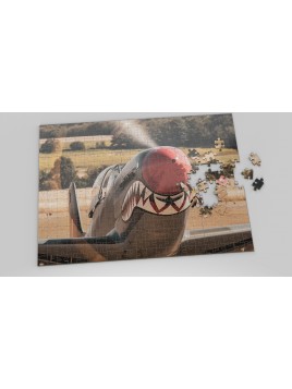 Photo Aerial Puzzle P-51...