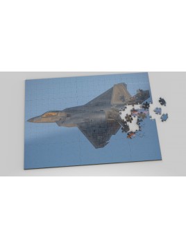 Photo Aerial Puzzle F-22...