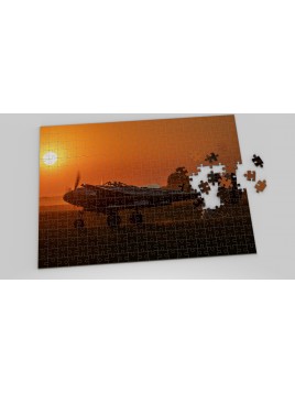 Photo Aerial Puzzle P-38...