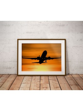 Plakat Zachód słońca w...