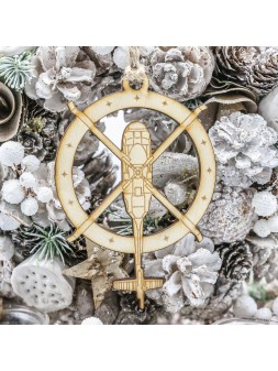 Ozdoba na choinkę śmigłowiec