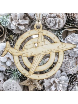 Ozdoba na choinkę learjet