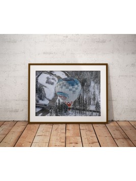 Plakat Zimowe Balony