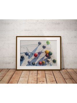 Poster Winter Balloons