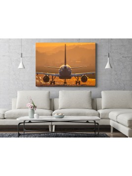 Zachód słońca na Balicach