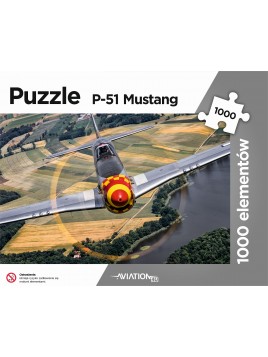 Foto Puzzle Lotnicze P-51...