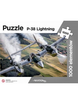 Foto Puzzle Lotnicze P-38...