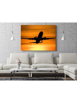 Zachód słońca na Balicach