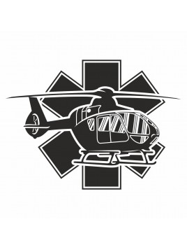 Naklejka na samochód H135 HEMS