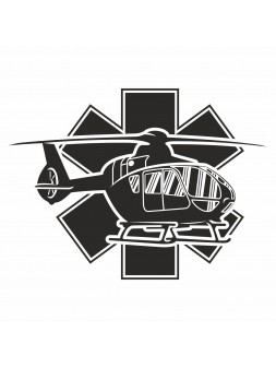 Naklejka na samochód H135 HEMS