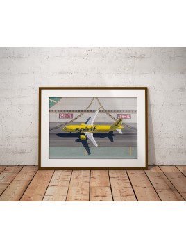 Plakat Airbus A320 Spirit