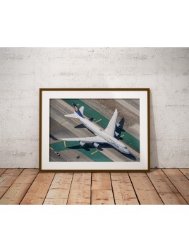 Plakat Boeing 747 Lufthansa