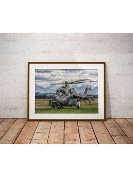 Poster Mi-24 Alien Tiger