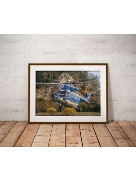 Plakat PZL W3A Sokół Policja